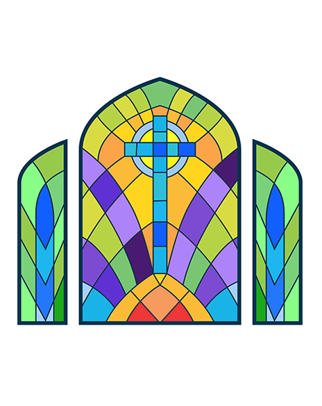 Cross Stained Glass