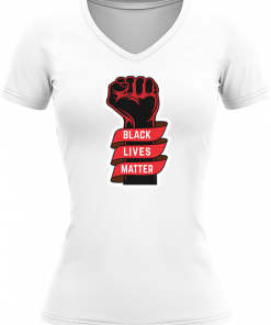 Alternative view of Black Lives Matter Fist Ribbon