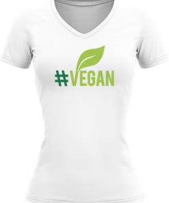 Alternative view of Hashtag Vegan Leaf