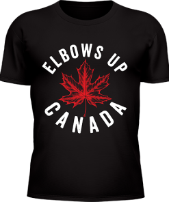Alternative view of Elbows Up Canada Two
